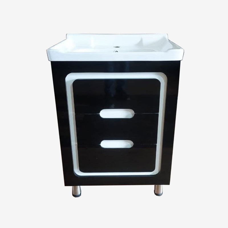 24 Exclusive Range 3 Drawer Black